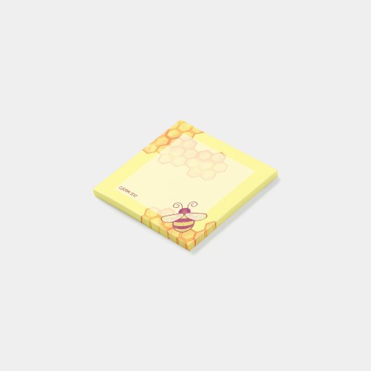Post-it® Sweet Bee Honeycomb Personnalisé (Incliné)