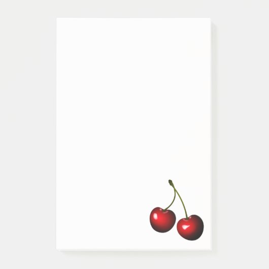 Post-it® Sweet Cherry Post it Notes (Devant)