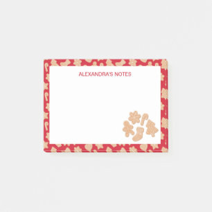 Post-it® Sweet Christmas Gingerbread Motif de cookies