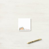 Post-it® Sweet Floral Fox Cute & Girly (Sur un bureau)