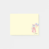 Post-it® Sweet Little Mouse Ajouter Nom Choisir Couleur Pos (Devant)