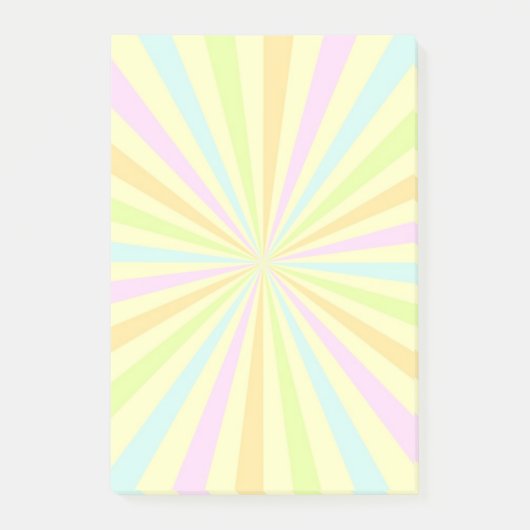Post-it® Sweet Pastels Roulette de rotation éclate (Devant)