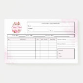 Post-it® Sweet Treats Bakery Receipt Invoice (Devant)