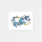 Post-it® Symbol Infinity of Blue Morpho Butterflies (Devant)
