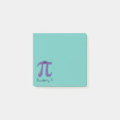 Post-it® Symbole Blueberry Pi Math Cadeau enseignant (Devant)