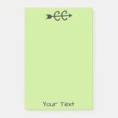 Post-it® Symbole courant de pays croisé (Devant)