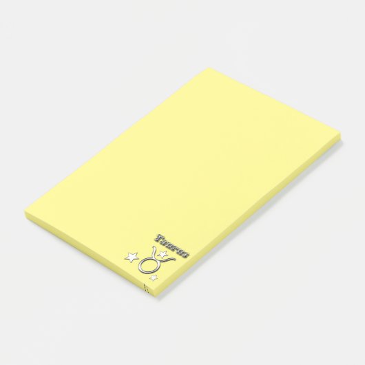 Post-it® Symbole de chrome de Taureau (Incliné)