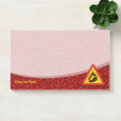Post-it® Symbole de danger de poivre chaud (Bureau)