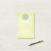 Post-it® Symbole de géométrie sacrée - Labyrinthe de Chartr (Sur un bureau)