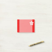 Post-it® Symbole de Hong Kong White Orchid (Sur un bureau)