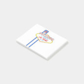 Post-it® Symbole de Las Vegas (Incliné)