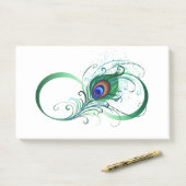 Post-it® Symbole de l'Infinity (Sur un bureau)