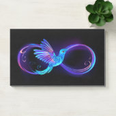 Post-it® Symbole de Neon Infinity par Glowing Hummingbird (Bureau)
