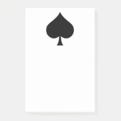 Post-it® Symbole de pique (Devant)