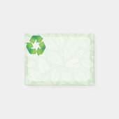 Post-it® Symbole de recyclage (Devant)