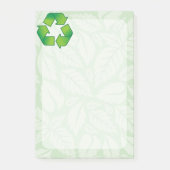 Post-it® Symbole de recyclage (Devant)