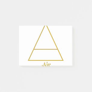 Post-it® Symbole d'élément d'air de Falln Pagan