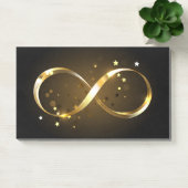 Post-it® Symbole d'infini doré (Bureau)
