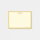 Post-it® Symbole d'infini doré (Devant)