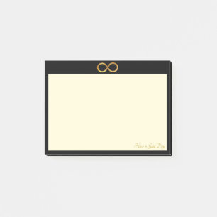 Post-it® Symbole d'or d'infini