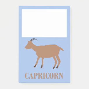 Post-it® Symbole étoile Capricorne Chèvre