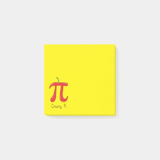 Post-it® Symbole Fantaisie Math Cherry Pi (Devant)