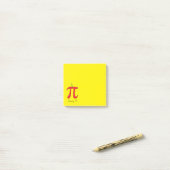 Post-it® Symbole Fantaisie Math Cherry Pi (Sur un bureau)