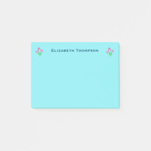 Post-it® Symbole floral jolie conception personnalisée