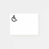 Post-it® Symbole Handicap (Devant)