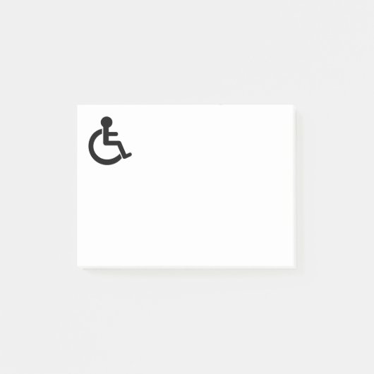 Post-it® Symbole Handicap (Devant)