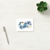 Post-it® Symbole infini de papillons Morpho bleus (Bureau)