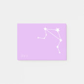 Post-it® Symbole Libra Zodiac Star (Devant)