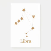 Post-it® Symbole moderne Zodiac Gold Libra | Air de l'éléme (Devant)