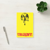Post-it® Symbole nucléaire radioactif de risque de fusion (Bureau)