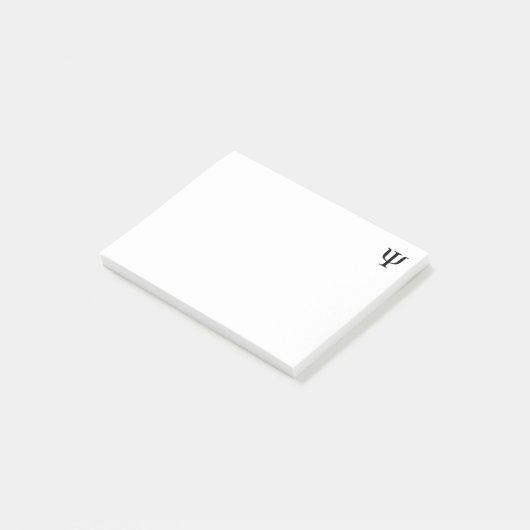 Post-it® Symbole Psi noir (Incliné)