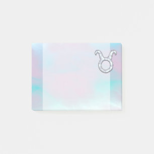 Post-it® Symbole zodiaque de la mère de Pearl Taurus