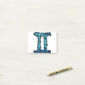 Post-it® SYMBOLE Zodiaque Gemini (Sur un bureau)