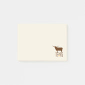 Post-it® Symboles du Texas, Longhorn, brun (Devant)