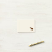 Post-it® Symboles du Texas, Longhorn, brun (Sur un bureau)