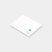 Post-it® Symboles du Texas, Texas, bleu (Incliné)