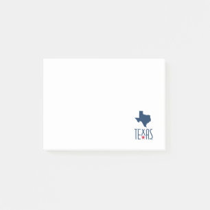 Post-it® Symboles du Texas, Texas, bleu marine