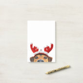 Post-it® Sympa Christmas Chien Reindeer Antler Headband (Sur un bureau)