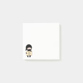 Post-it® Sympathique minuscule Ninja avec signe de retenue  (Devant)