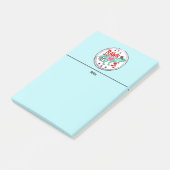 Post-it® T-Rex dans un Top Hat Rawr signifie que je t'aime  (Incliné)