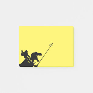 Post-it® T-rex et selfie bigfoot