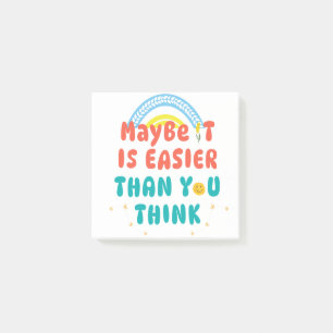 Post-it® T-Shirt Citation Positive Rétro