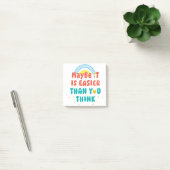 Post-it® T-Shirt Citation Positive Rétro (Bureau)