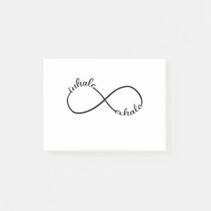 Post-it® T-Shirt Yogi avec symbole du signe infini Respirer