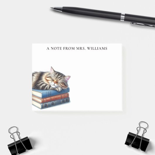 Post-it® Tabby Chat et Livres personnalisés
