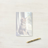 Post-it® Tabby Kitten (Sur un bureau)